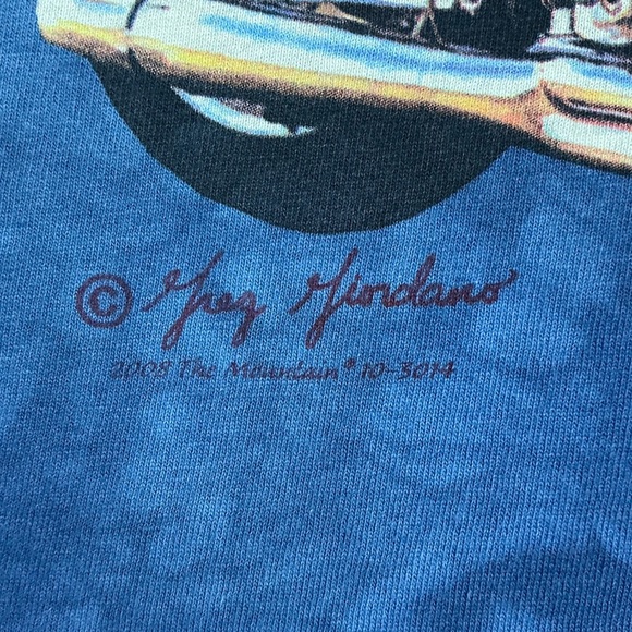 Born to Ride Vintage T Shirt Motorcycle Flag USA Eagle Blue Unisex Men Large - Picture 6 of 14